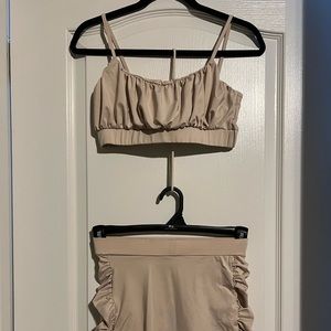 Matching Beige Athleisure Set - Luca and Grae